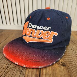 Denver Broncos Leader of the Game Snapback Hat Navy Orange NFL Team Ball Cap